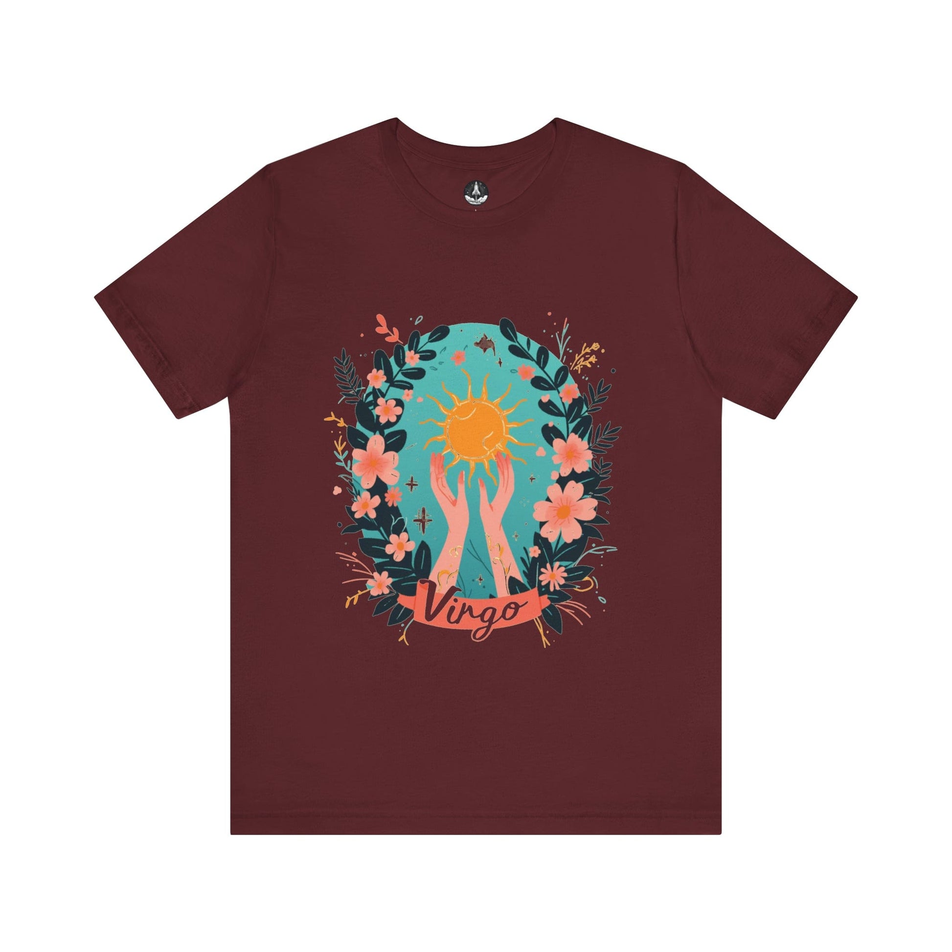 T-Shirt Maroon / S Virgo Vitality TShirt: Radiant Caregiver