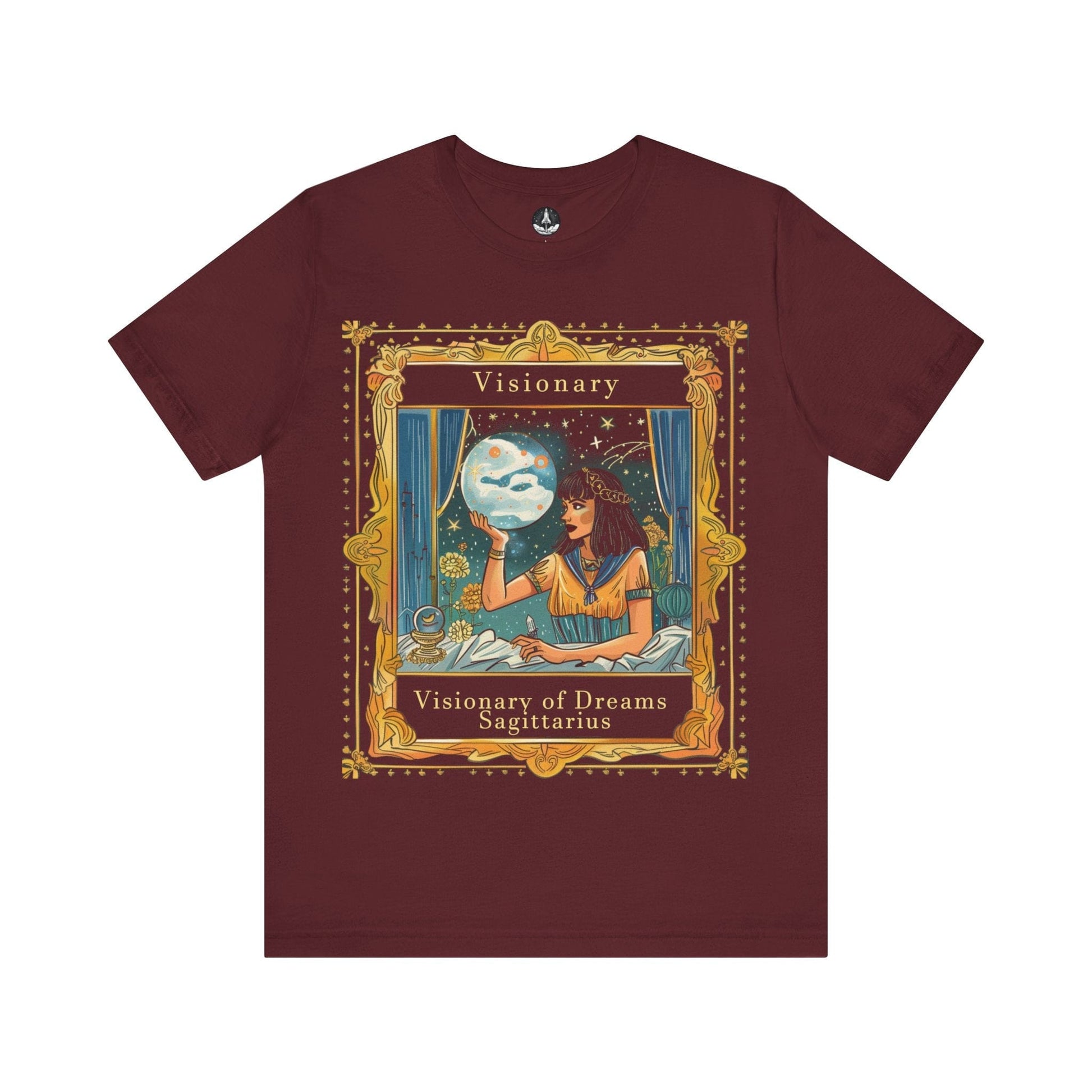 T-Shirt Maroon / S Visionary of Dreams Sagittarius TShirt