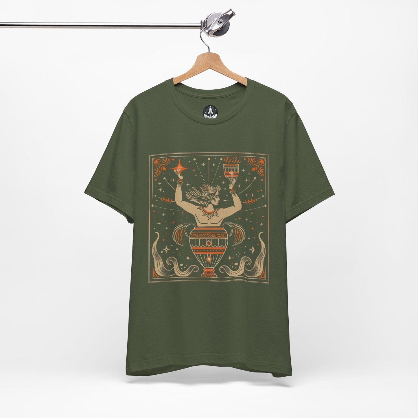T-Shirt Military Green / S Aquarian Essence TShirt: Pouring Innovation