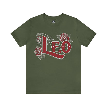 T-Shirt Military Green / S Classic Rockabilly Leo T-Shirt