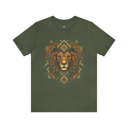 T-Shirt Military Green / S Neo-traditional Leo T-Shirt