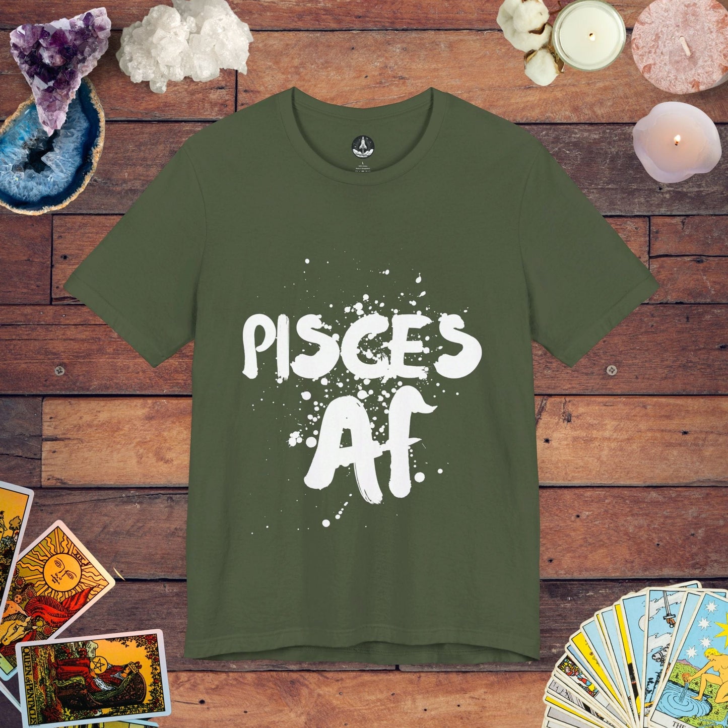 T-Shirt Military Green / S Pisces AF T-Shirt