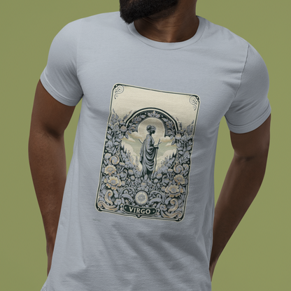 The Hermit's Garden: Virgo Tarot Card T-Shirt