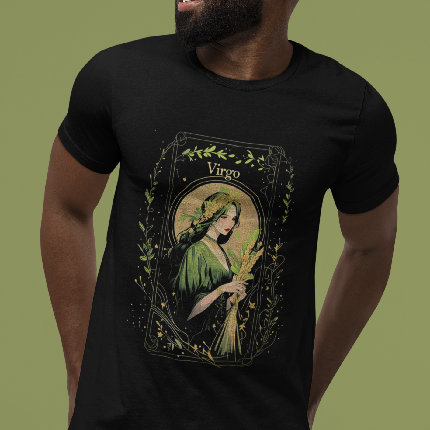 The Maiden: Virgo Tarot Card T-Shirt