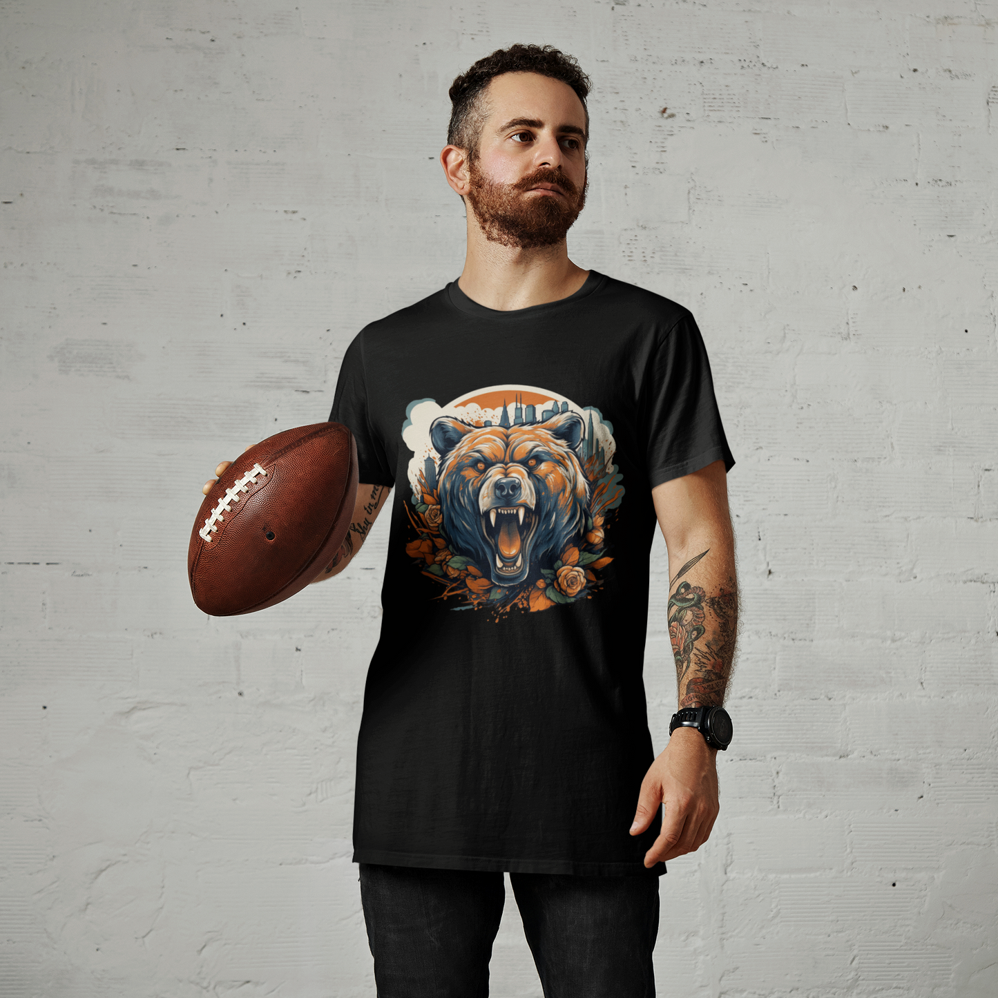 Chicago Bears Floral City T-Shirt