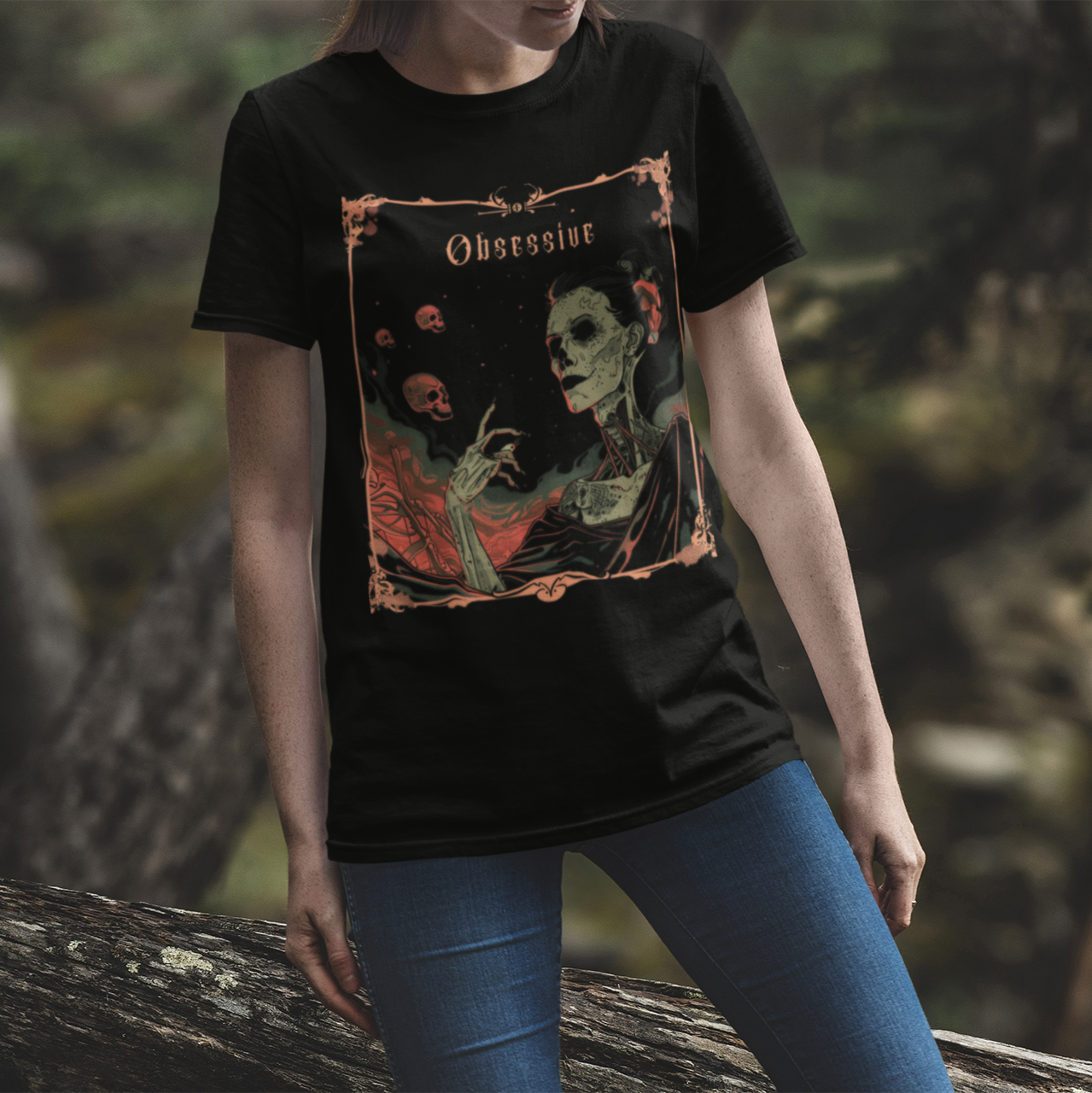 Obsessive Gothic Tarot T-Shirt  - Halloween Limited Edition