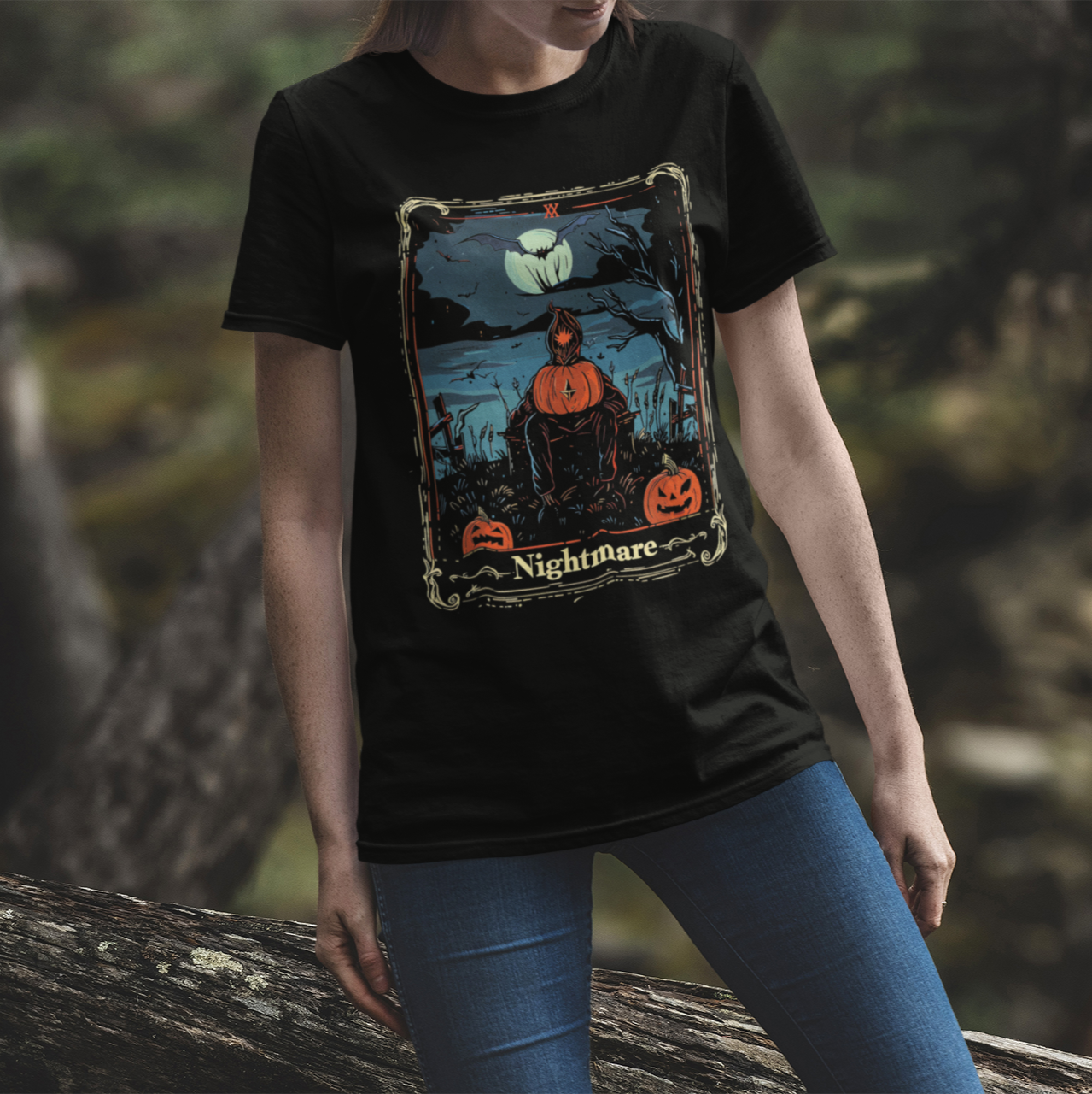 Halloween Nightmare Cancer Zodiac T-Shirt  - Halloween Limited Edition