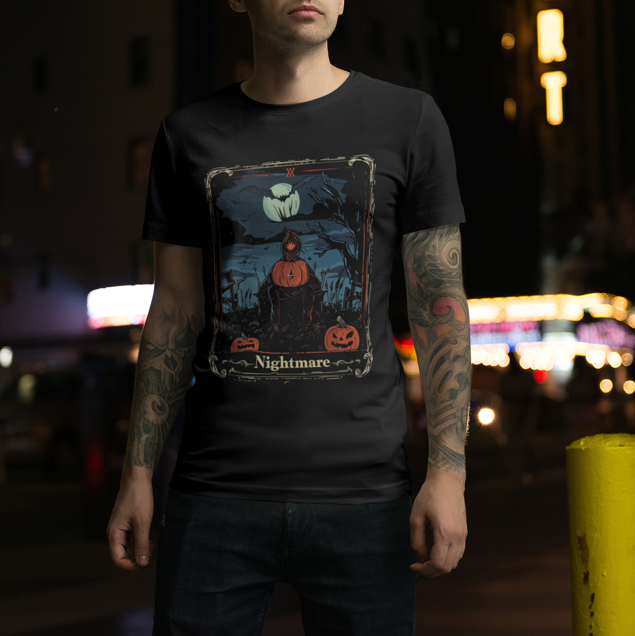 Halloween Nightmare Cancer Zodiac T-Shirt  - Halloween Limited Edition