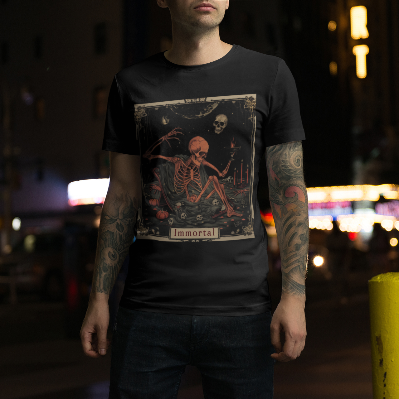 Immortal Dreams Tarot Card T-Shirt - Halloween Limited Edition