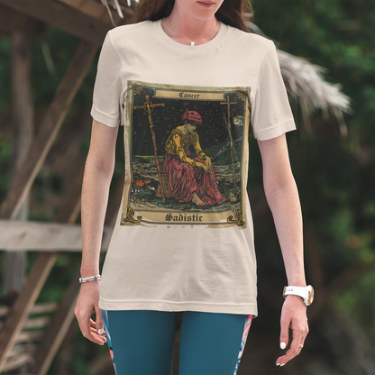 Cancer Sadistic Tarot Card T-Shirt - Halloween Limited Edition