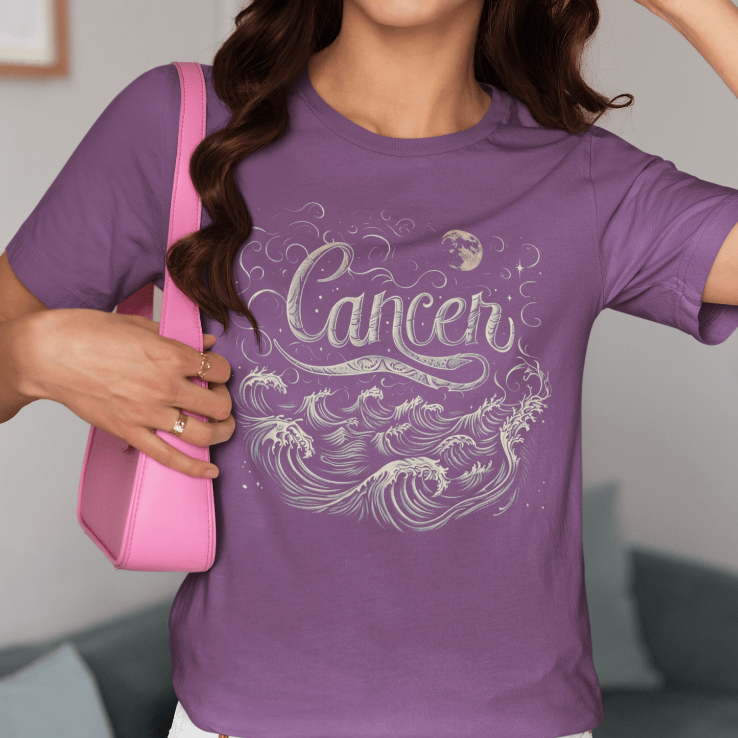 T-Shirt Moonlit Dreams Cancer T-Shirt