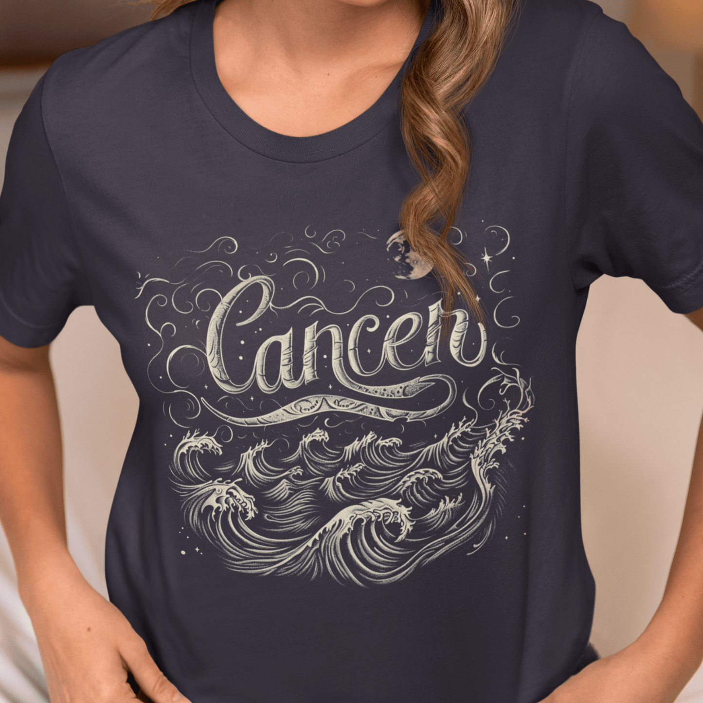 T-Shirt Moonlit Dreams Cancer T-Shirt