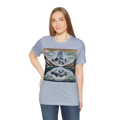 T-Shirt Mountaintop Reflection: Virgo Gyotaku T-Shirt