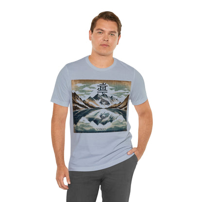 T-Shirt Mountaintop Reflection: Virgo Gyotaku T-Shirt