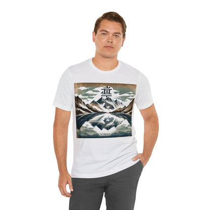 T-Shirt Mountaintop Reflection: Virgo Gyotaku T-Shirt