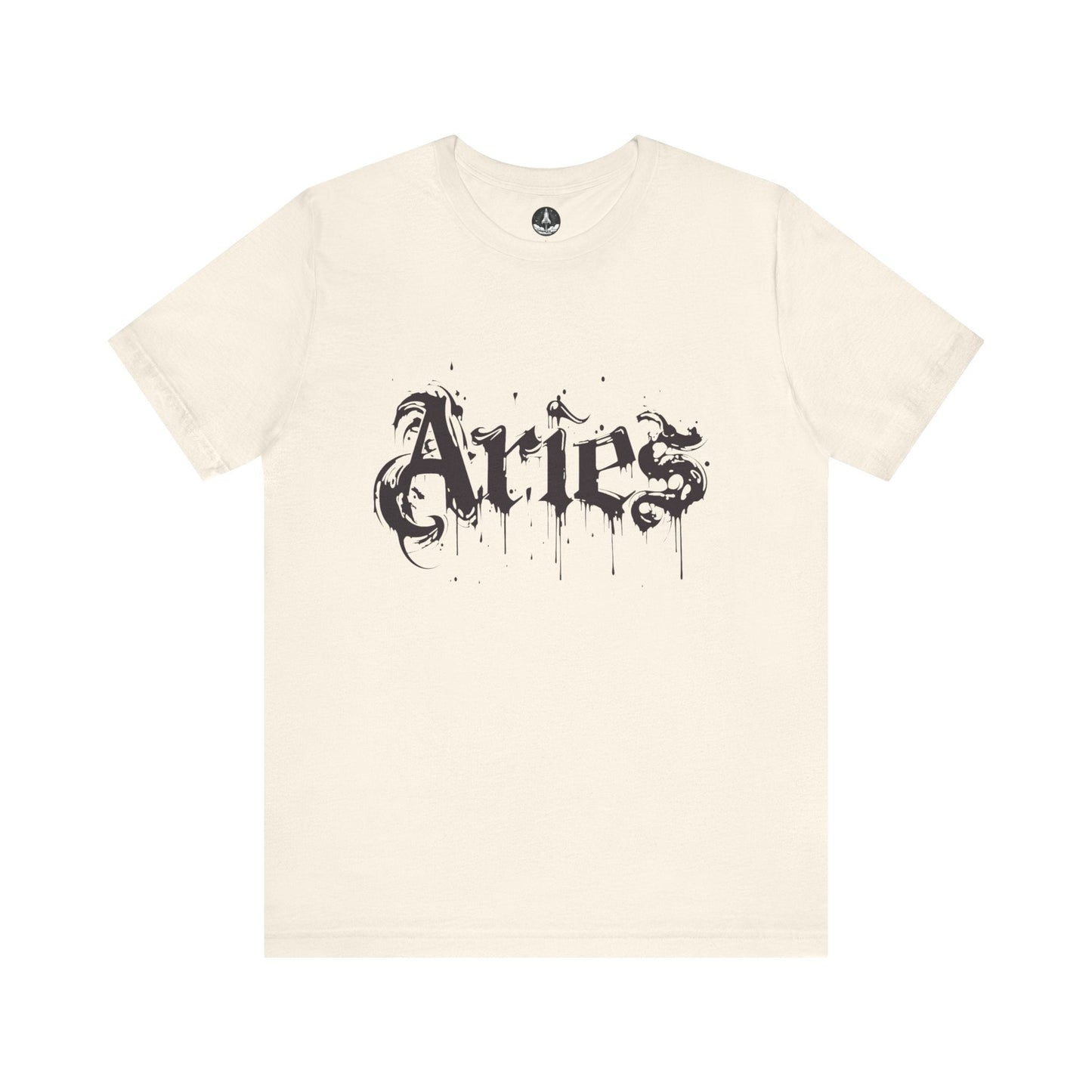 T-Shirt Natural / S Astro Splash Aries TShirt - Zodiac Meets Street Art