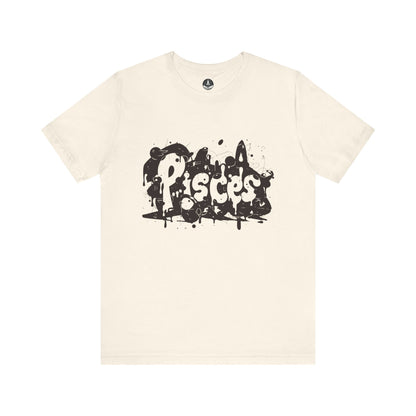 T-Shirt Natural / S Piscean Inkflow TShirt: Depth of Imagination