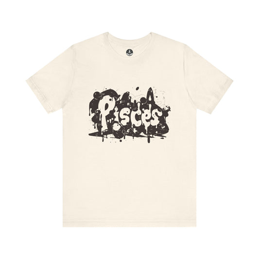T-Shirt Natural / S Piscean Inkflow TShirt: Depth of Imagination