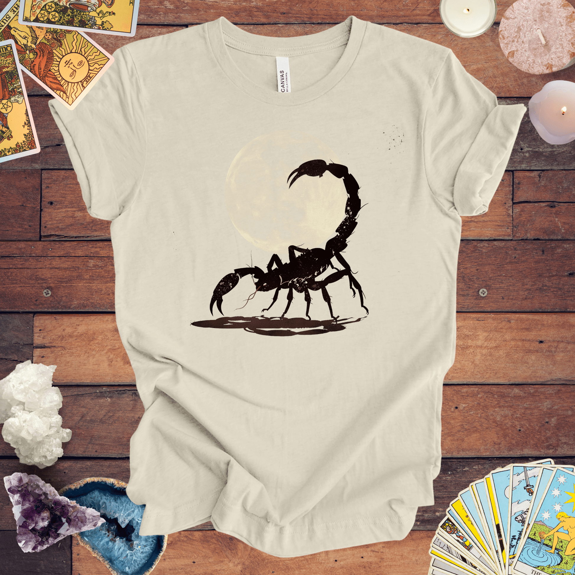 T-Shirt Natural / S Scorpio Midnight Sting T-Shirt