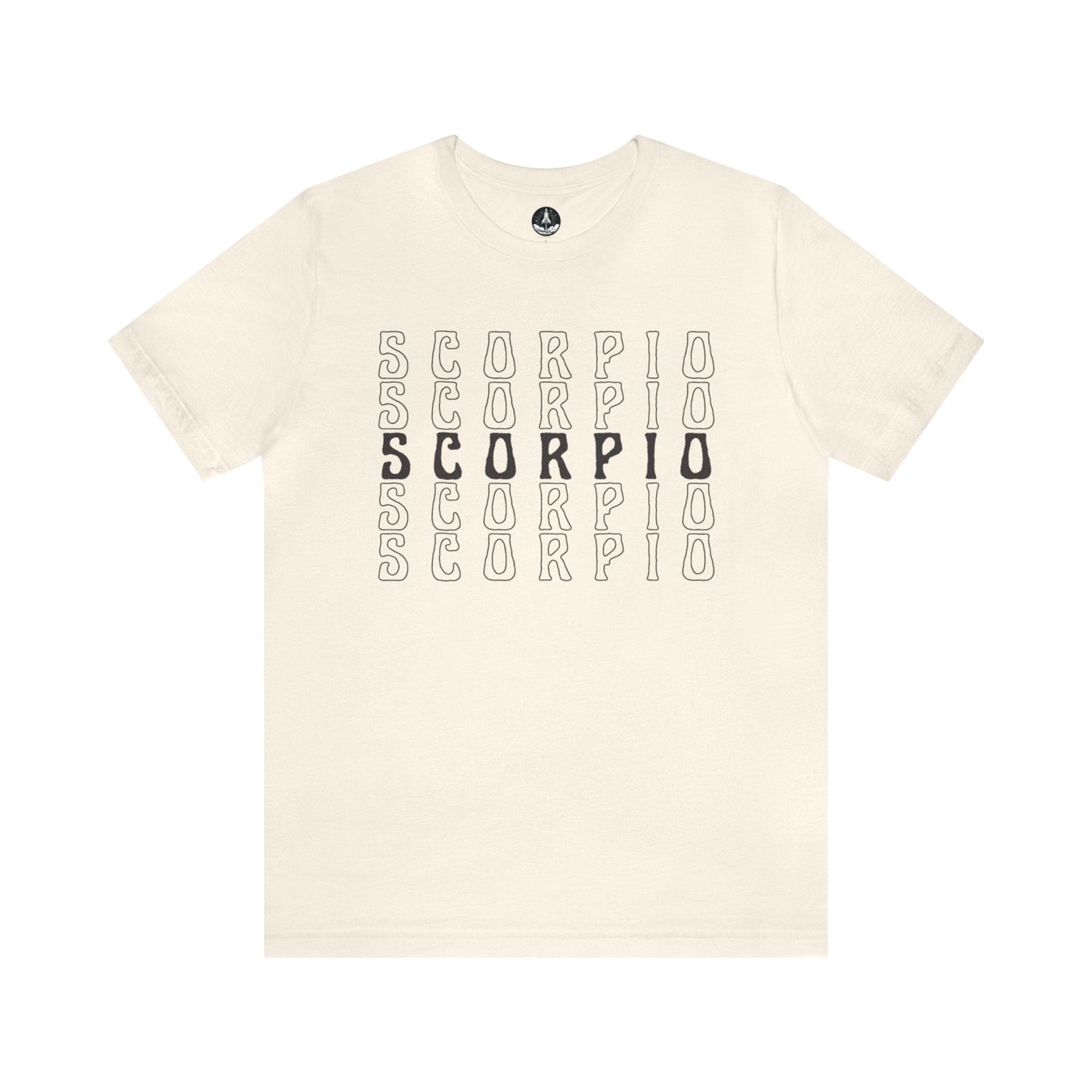 T-Shirt Natural / S Scorpio Zodiac Essence T-Shirt: Minimalism for the Enigmatic