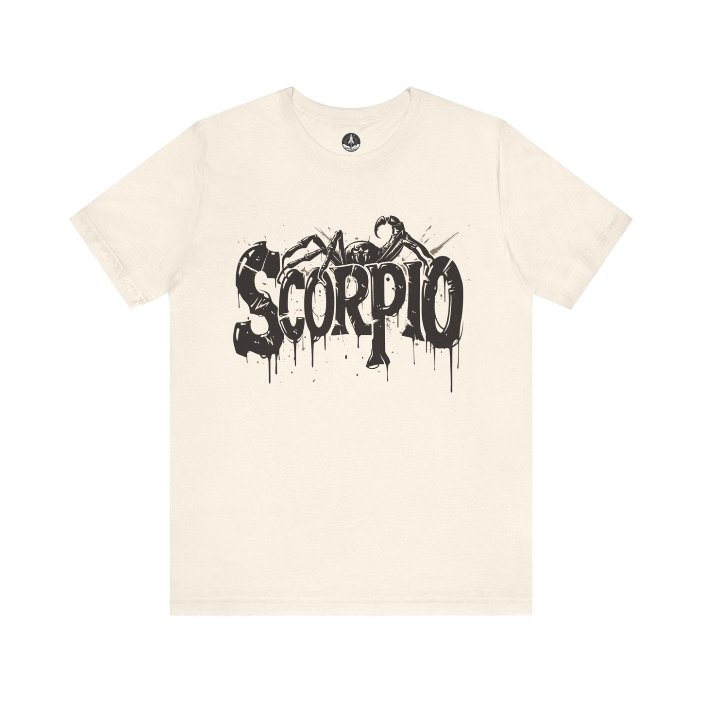 T-Shirt Natural / S Sting of Mystery Scorpio TShirt: Intensity Unleashed