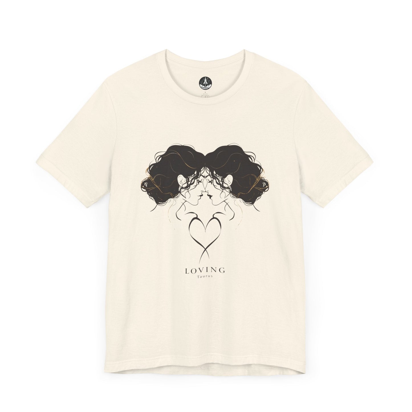 T-Shirt Natural / S Taurus Affection: The Loving Heart T-Shirt