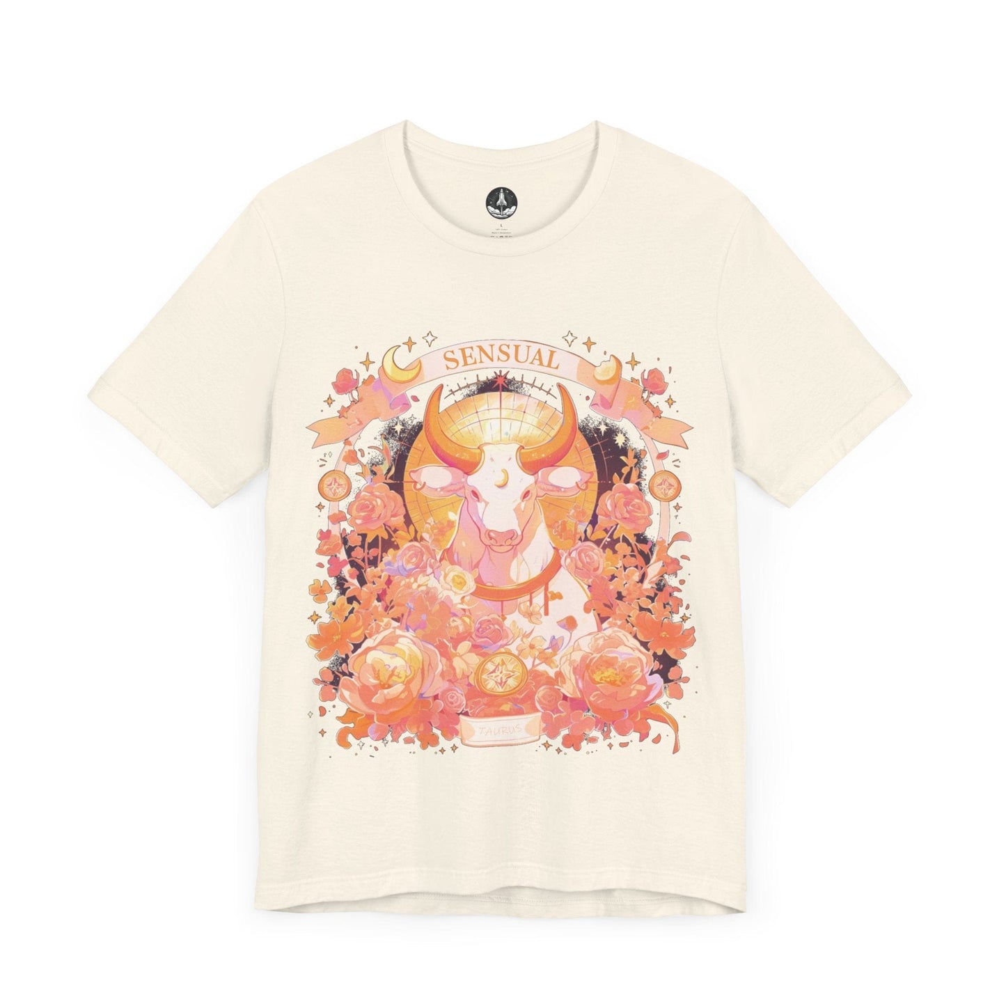 T-Shirt Natural / S Taurus Sensuality: Venus Astrology Edition T-Shirt