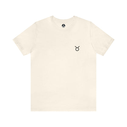 T-Shirt Natural / S Taurus Zodiac Essence T-Shirt: Sophistication Meets Comfort for the Grounded Soul