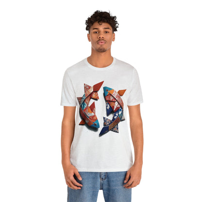 T-Shirt Origami Pisces T-Shirt