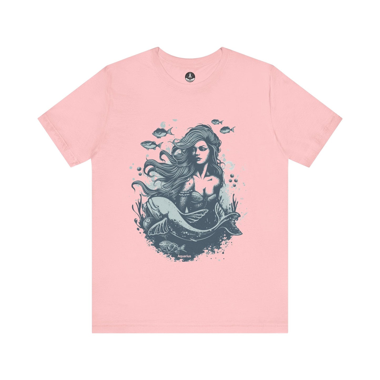T-Shirt Pink / S Aquarius Siren T-Shirt: Enchanting Depths for the Visionary Spirit
