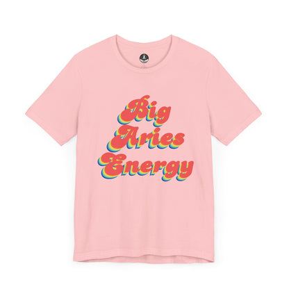 T-Shirt Pink / S Big Aries Energy T-Shirt