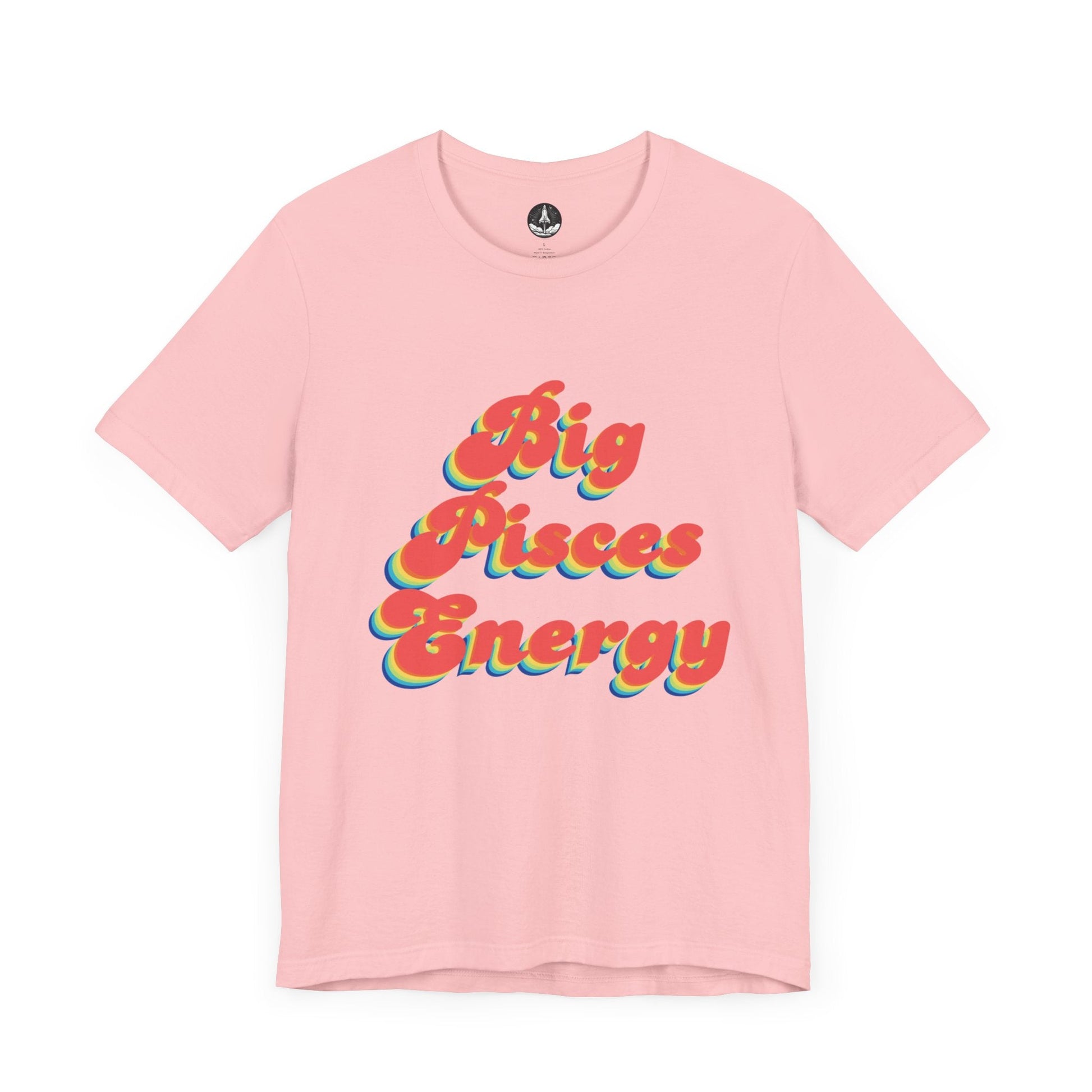 T-Shirt Pink / S Big Pisces Energy T-Shirt