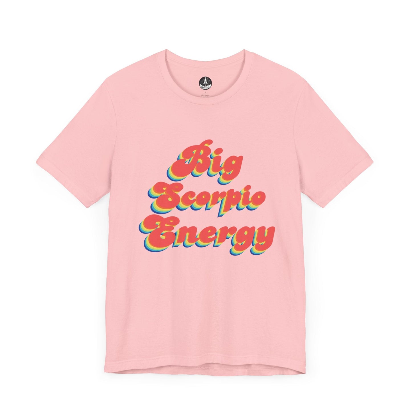 T-Shirt Pink / S Big Scorpio Energy T-Shirt