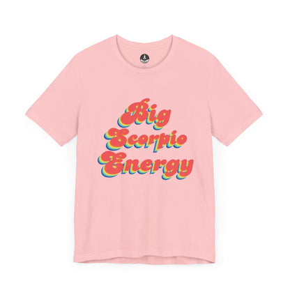 T-Shirt Pink / S Big Scorpio Energy T-Shirt