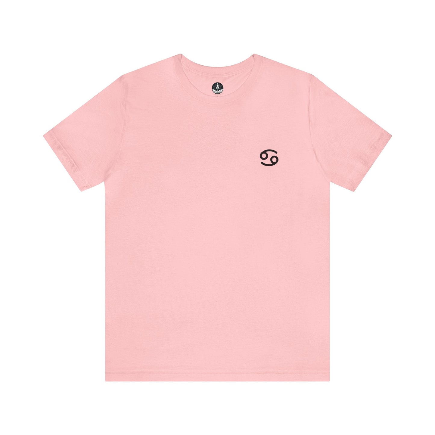 T-Shirt Pink / S Cancer Zodiac Crest T-Shirt: Comfort and Intuition for the Moonchild