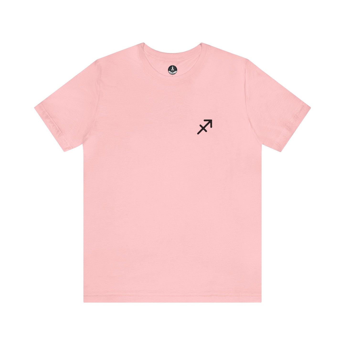 T-Shirt Pink / S Sagittarius Minimalist Mark T-Shirt: Simplicity Meets Adventure