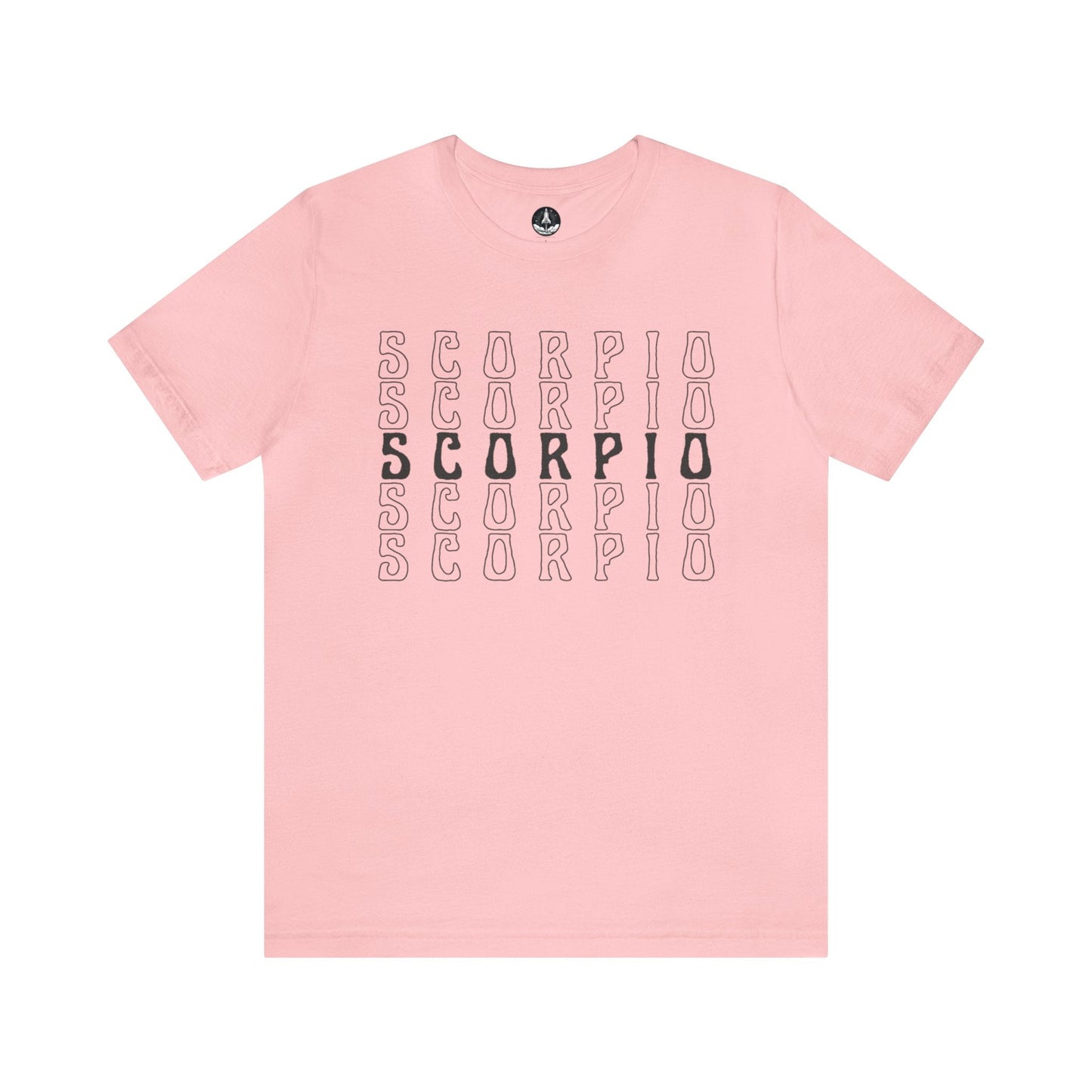 T-Shirt Pink / S Scorpio Zodiac Essence T-Shirt: Minimalism for the Enigmatic