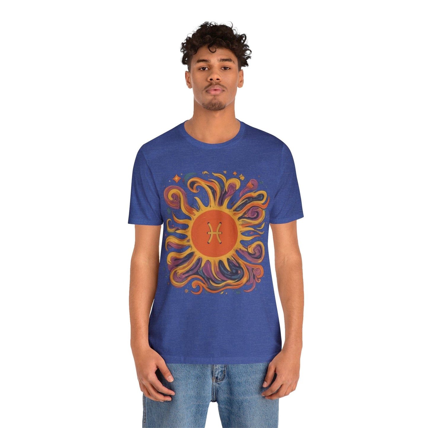 T-Shirt Pisces Sun Sign Soft T-Shirt: Flow with the Cosmic Current