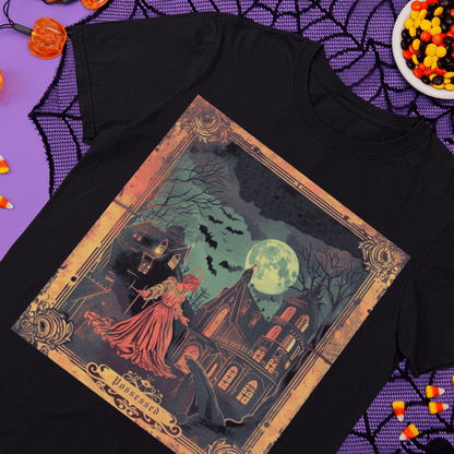 T-Shirt Possessed Halloween Tarot Card T-Shirt - Halloween Limited Edition