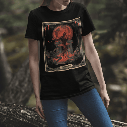 T-Shirt Possessed Tarot Card T-Shirt - Halloween Limited Edition