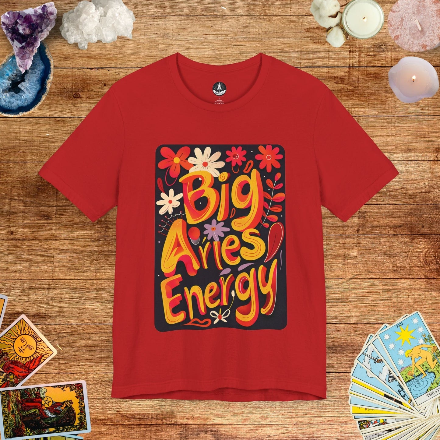 T-Shirt Red / S Big Aries Energy T-Shirt