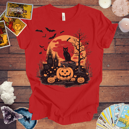 T-Shirt Red / S Vintage Halloween T-Shirt - Halloween Limited Edition