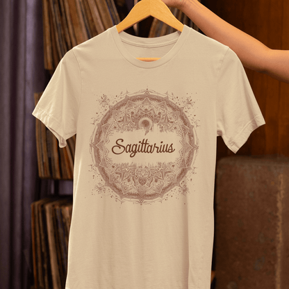 T-Shirt Sagittarius Mandala Archer T-Shirt: Aim High with Artistic Precision