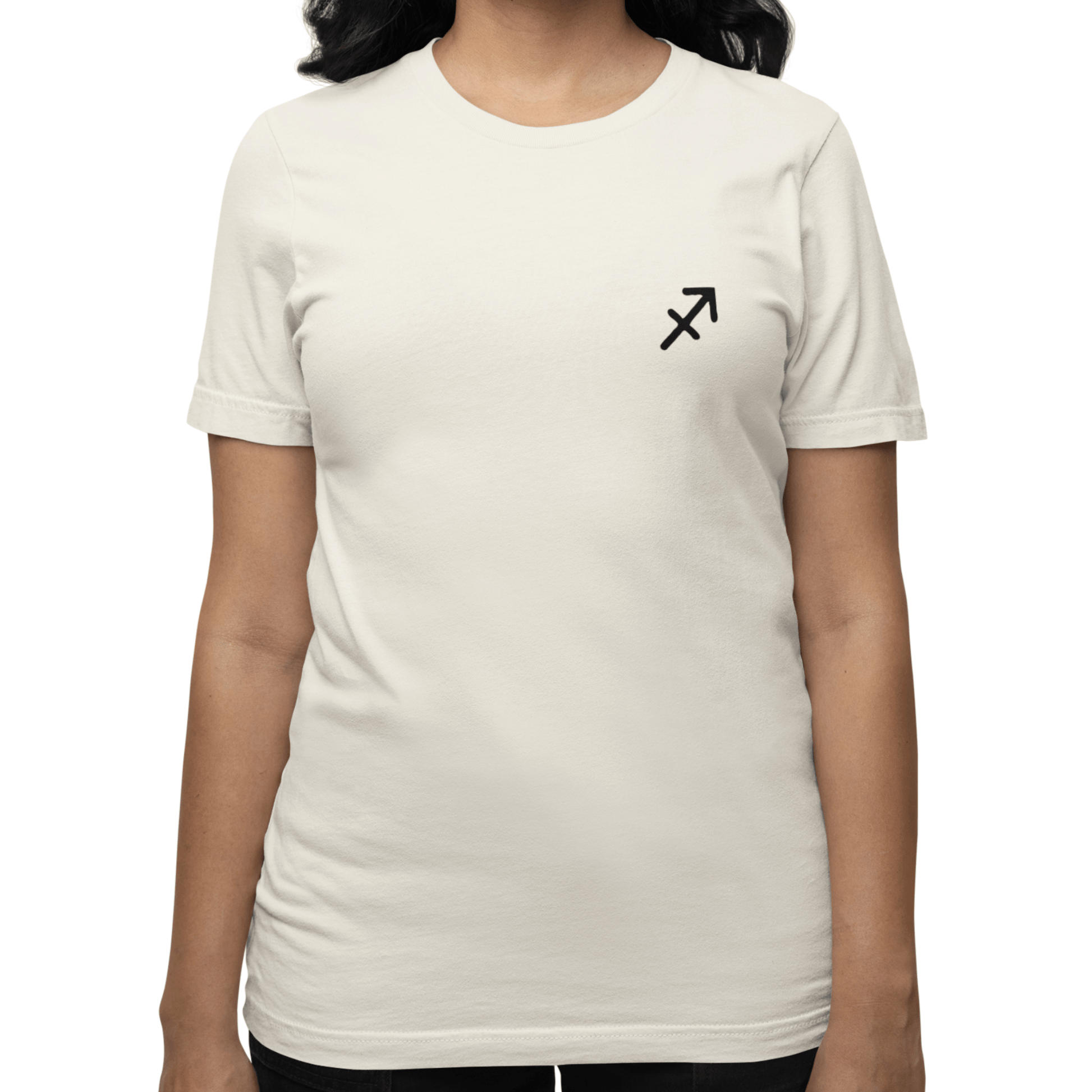 T-Shirt Sagittarius Minimalist Mark T-Shirt: Simplicity Meets Adventure