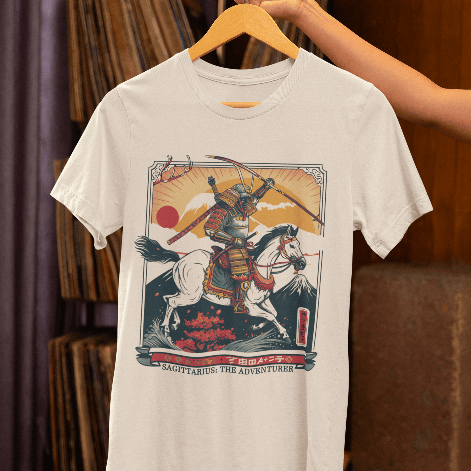 T-Shirt Samurai Archer Sagittarius TShirt: Valor in the Journey