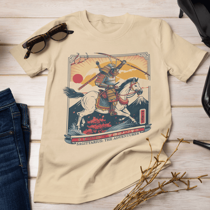 T-Shirt Samurai Archer Sagittarius TShirt: Valor in the Journey