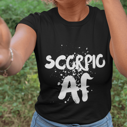 T-Shirt Scorpio AF - Fierce Zodiac Tee