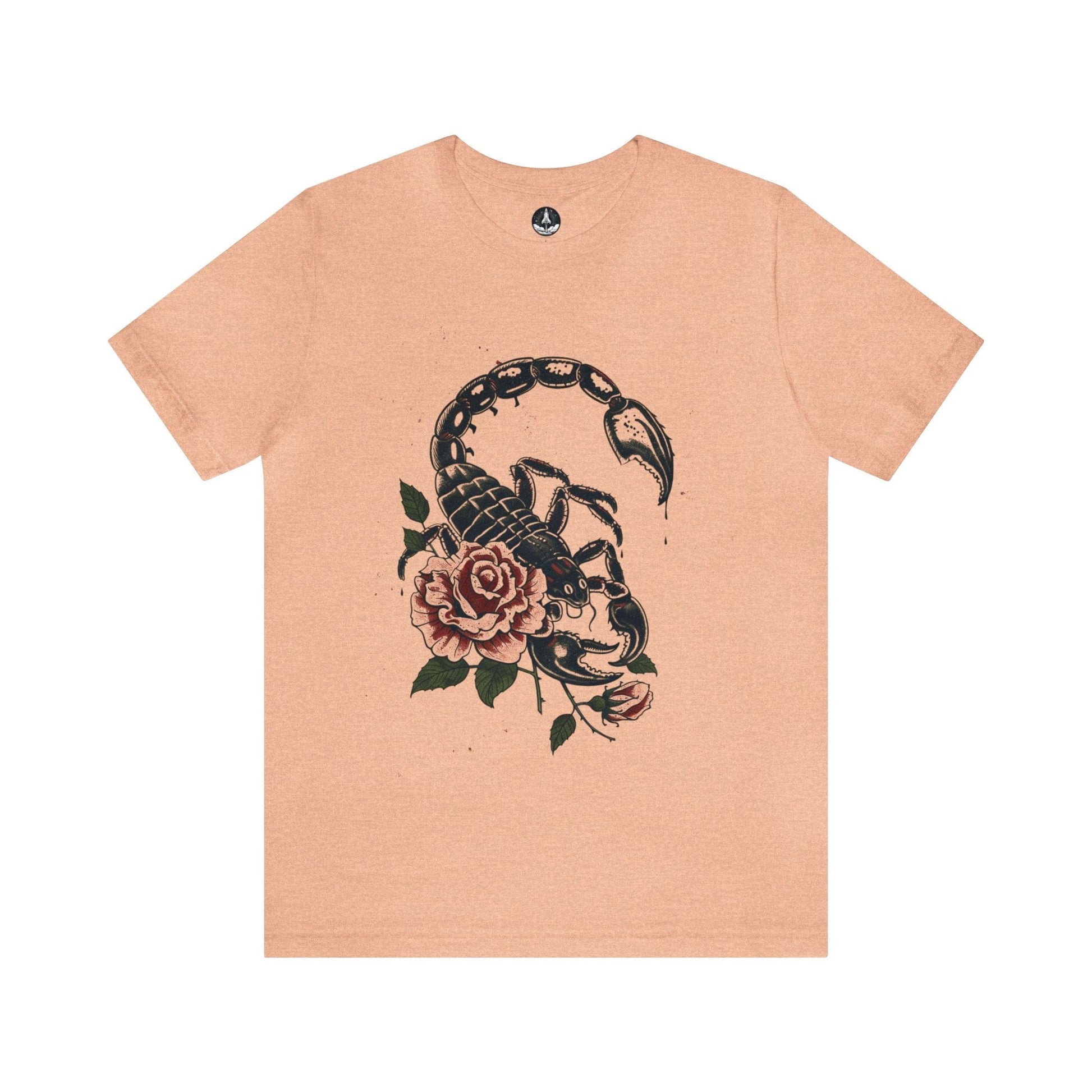 T-Shirt Scorpio's Essence TShirt: Mystical Scorpion Art on Soft Cotton