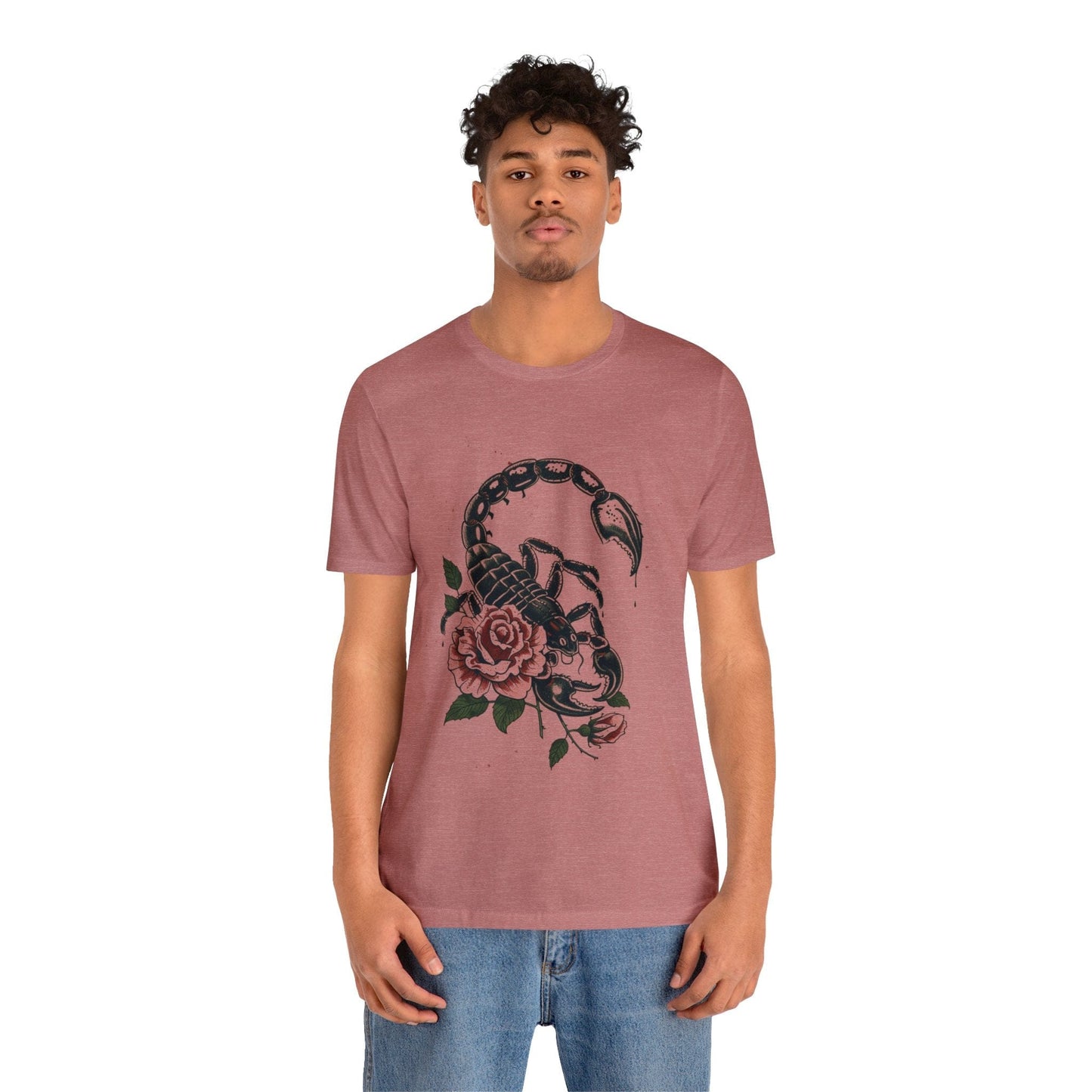 T-Shirt Scorpio's Essence TShirt: Mystical Scorpion Art on Soft Cotton