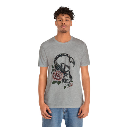 T-Shirt Scorpio's Essence TShirt: Mystical Scorpion Art on Soft Cotton